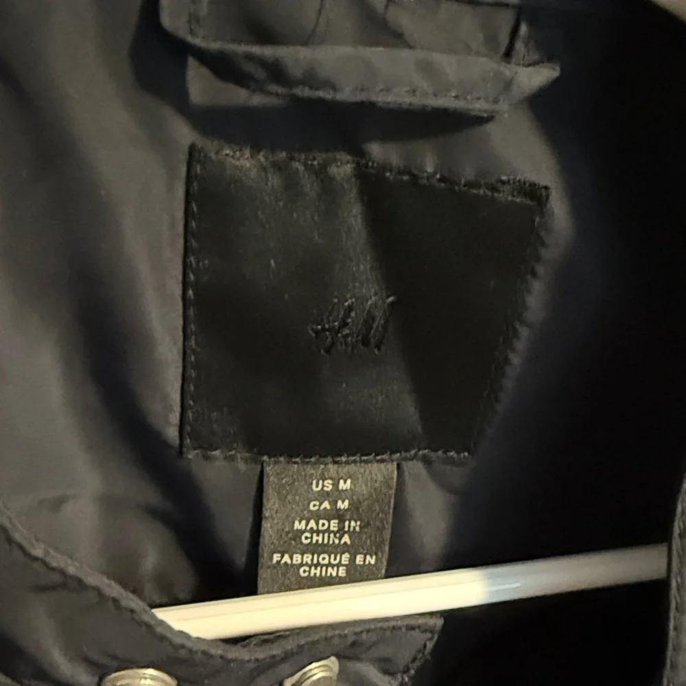 H&M Navy Blue Racer Jacket - Picture 3 of 4